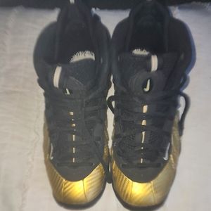 Nike Black and Gold Sneakers